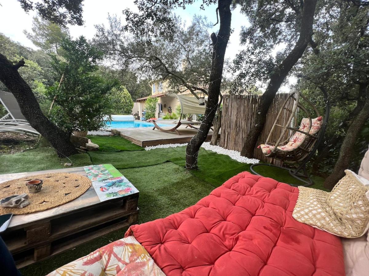 Le Havre De Paix En Garrigue 4 Chambres 3 Sdb Piscine Bezouce Экстерьер фото